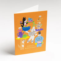 Party Prep Dogs Sweet | Jessica Das | Birthday Card